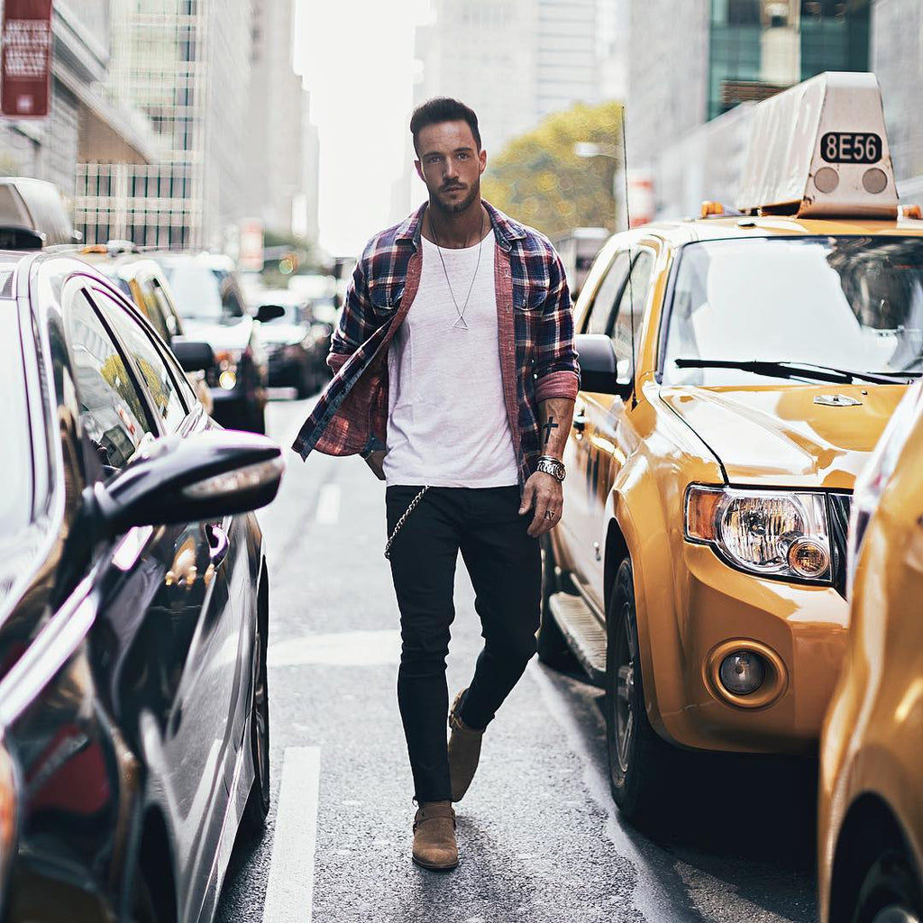 5 Amazing White T-shirt Outfits For Men. #white #t-shirt #outfits #mens #fashion #street #style