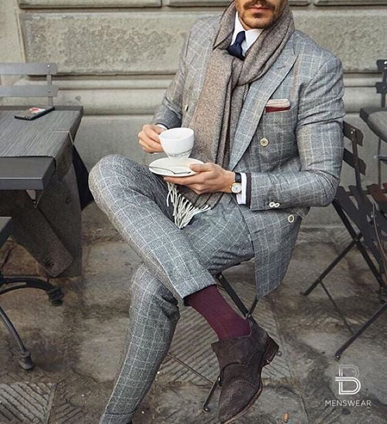 checkered suits for men