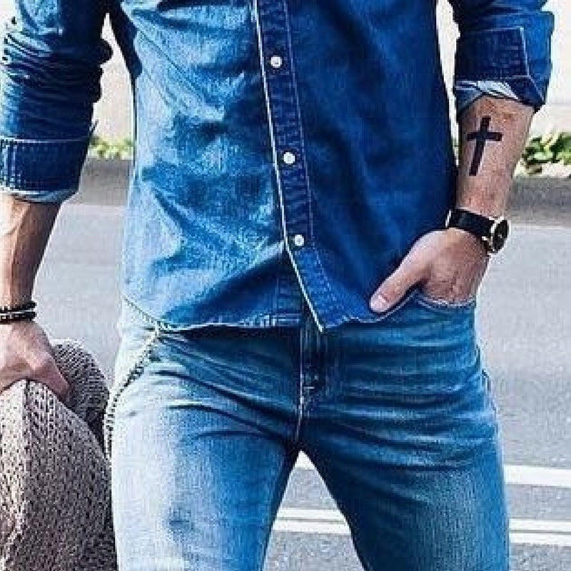 denim on denim looks for men 