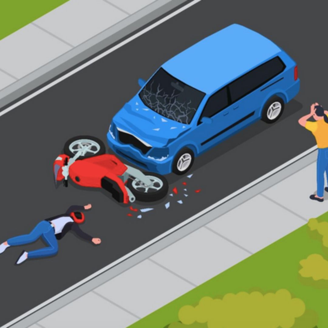 Motorcycle Accident on a Family