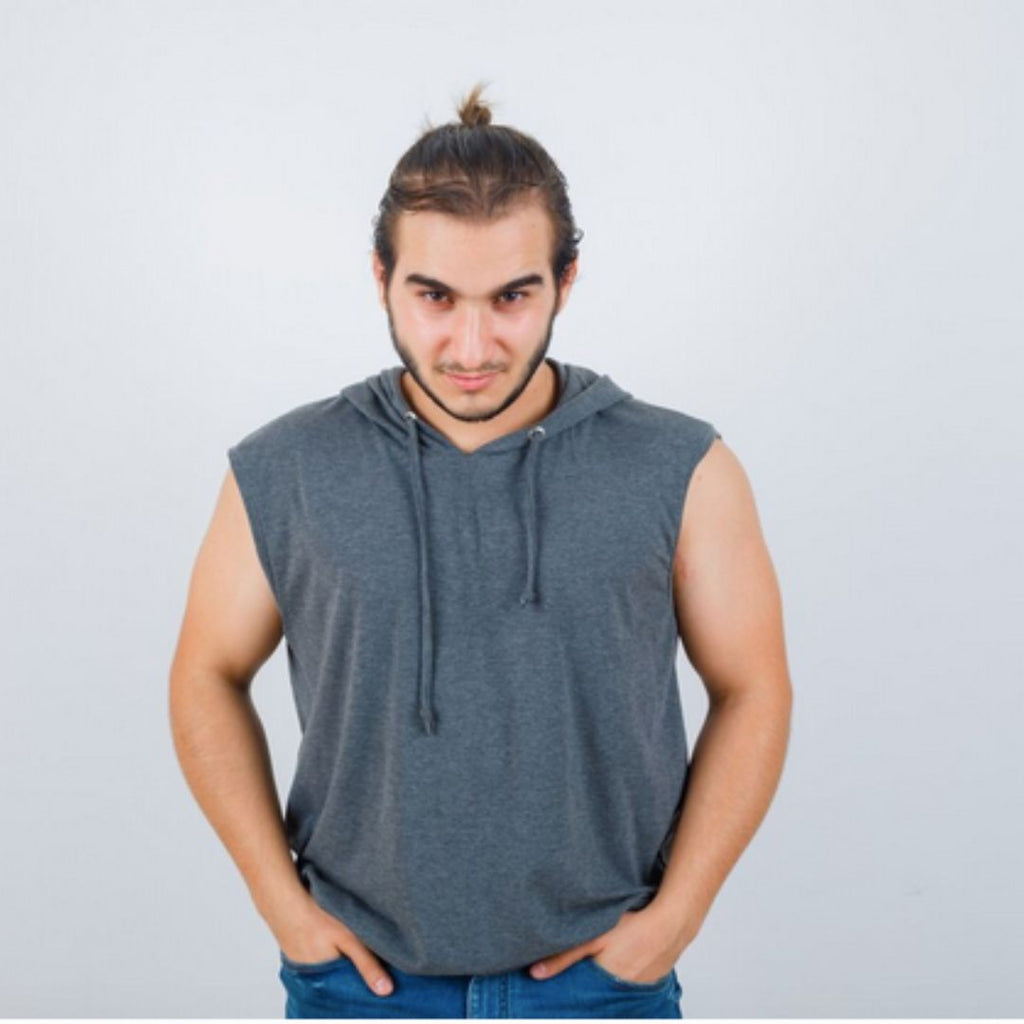 Men's Sleeveless Hoodie